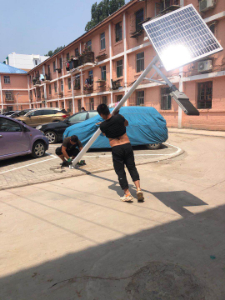 漢中小區(qū)太陽(yáng)能路燈